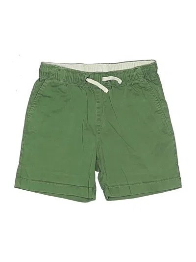 Pre-owned Crewcuts Kids' Khaki Shorts In Green