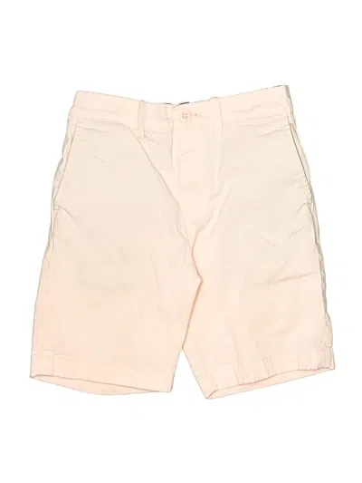 Pre-owned Crewcuts Kids' Khaki Shorts In Ivory