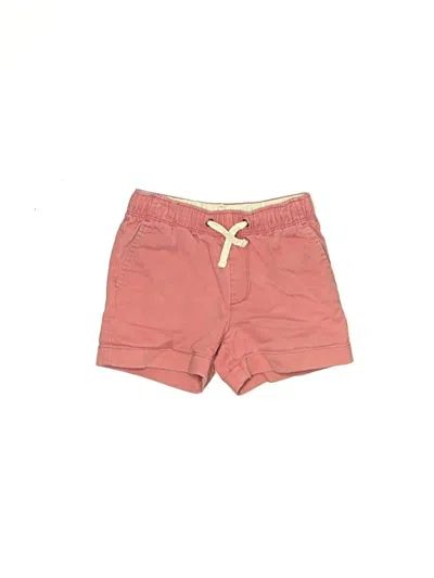 Pre-owned Crewcuts Kids' Khaki Shorts In Pink