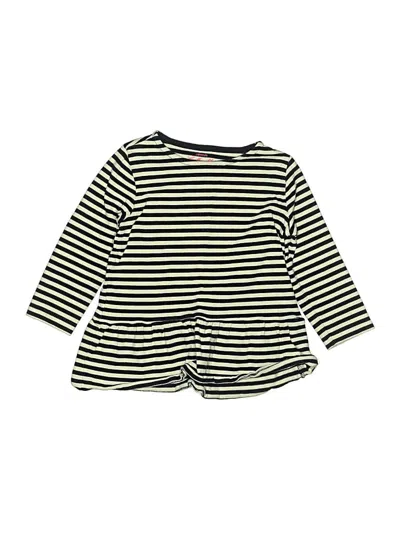 Pre-owned Crewcuts Kids' Long Sleeve Blouse In Green