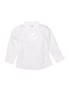 Crewcuts Long Sleeve Button Down Shirt In White