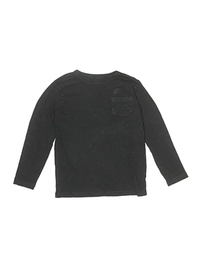 Pre-owned Crewcuts Kids' Long Sleeve Henley Shirt In Gray