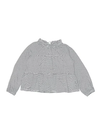 Pre-owned Crewcuts Kids' Long Sleeve Polo Shirt In Gray