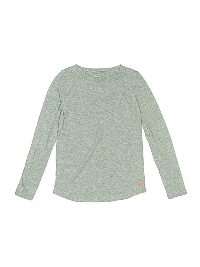 Pre-owned Crewcuts Kids' Long Sleeve T-shirt In Green