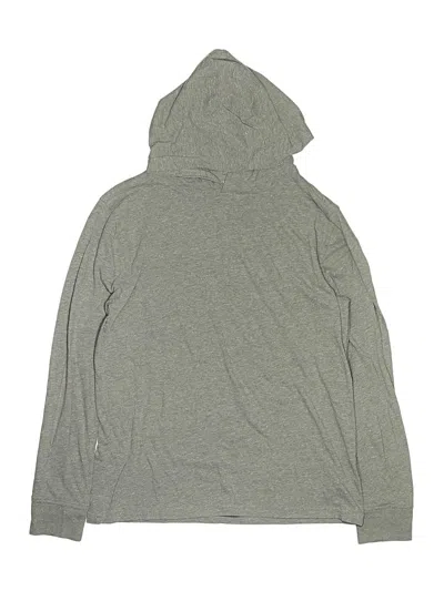 Pre-owned Crewcuts Kids' Long Sleeve Top Gray Cowl Neck Tops