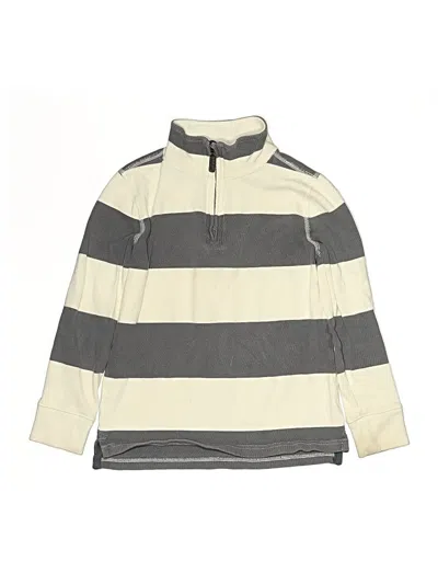 Pre-owned Crewcuts Kids' Long Sleeve Top Gray Tops
