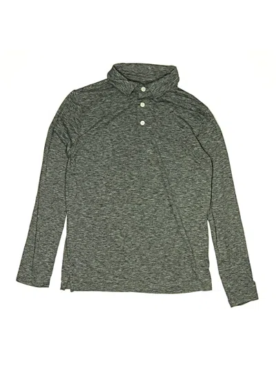 Pre-owned Crewcuts Kids' Long Sleeve Top Gray Tops