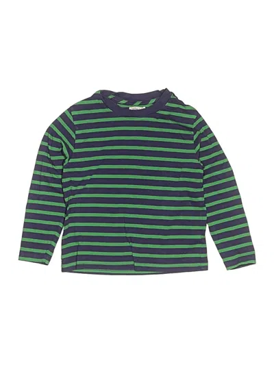 Pre-owned Crewcuts Kids' Long Sleeve Top Green Tops