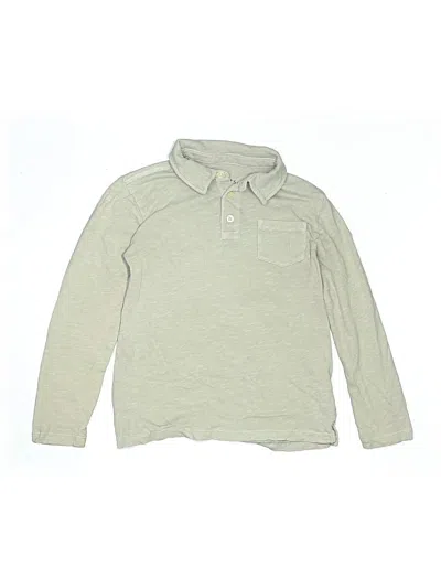 Pre-owned Crewcuts Kids' Long Sleeve Top Green Tops