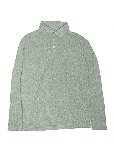 Pre-owned Crewcuts Kids' Long Sleeve Top Green Tops