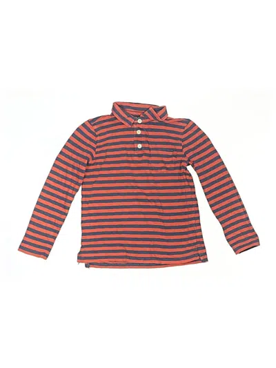 Pre-owned Crewcuts Kids' Long Sleeve Top Red Tops