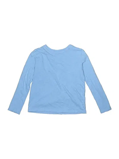 Pre-owned Crewcuts Kids' Long Sleeve T-shirt In Blue