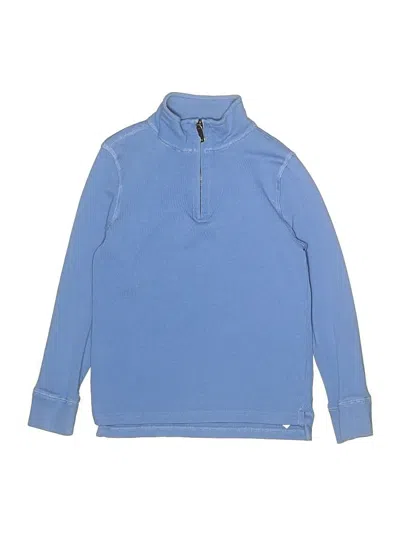 Pre-owned Crewcuts Kids' Long Sleeve T-shirt In Blue