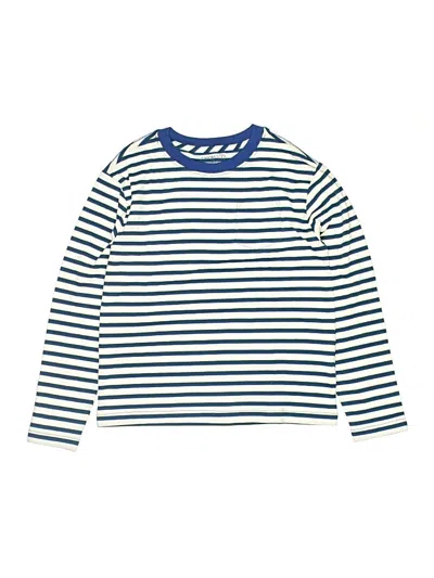 Pre-owned Crewcuts Kids' Long Sleeve T-shirt In Blue