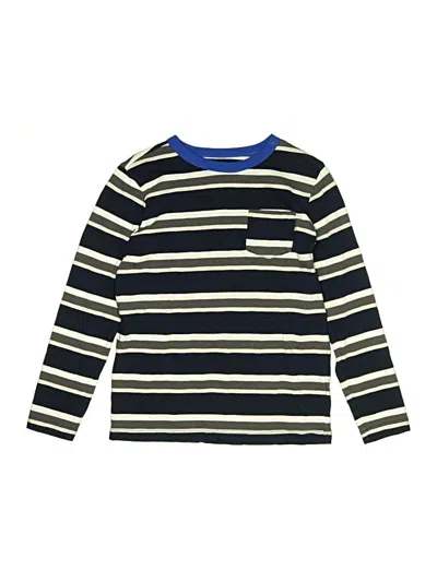 Pre-owned Crewcuts Kids' Long Sleeve T-shirt In Blue