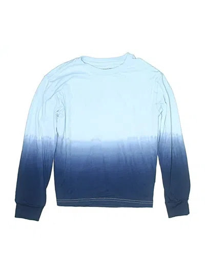 Pre-owned Crewcuts Kids' Long Sleeve T-shirt In Blue