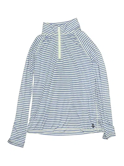 Pre-owned Crewcuts Kids' Long Sleeve T-shirt In Blue