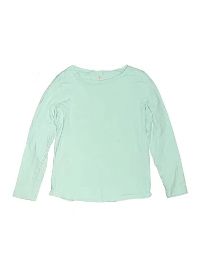 Pre-owned Crewcuts Kids' Long Sleeve T-shirt In Green
