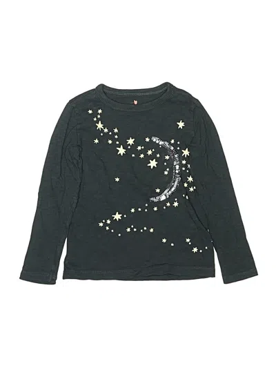 Pre-owned Crewcuts Kids' Long Sleeve T-shirt In Green