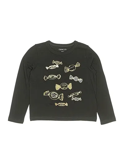 Pre-owned Crewcuts Kids' Long Sleeve T-shirt In Green