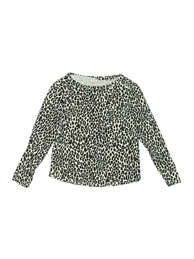 Pre-owned Crewcuts Kids' Long Sleeve T-shirt In Green