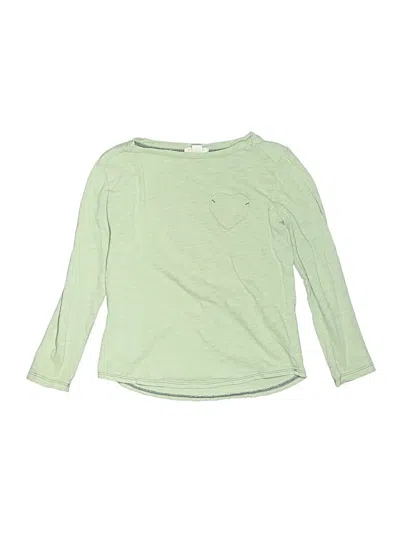 Pre-owned Crewcuts Kids' Long Sleeve T-shirt In Green