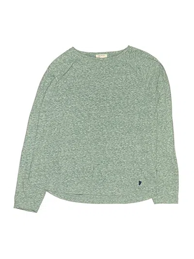 Pre-owned Crewcuts Kids' Long Sleeve T-shirt In Green