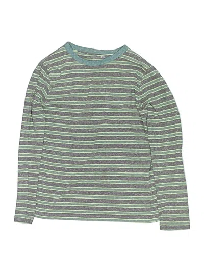 Pre-owned Crewcuts Kids' Long Sleeve T-shirt In Green
