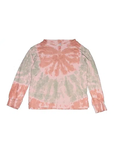 Pre-owned Crewcuts Kids' Long Sleeve T-shirt In Pink