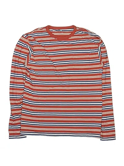 Pre-owned Crewcuts Kids' Long Sleeve T-shirt In Red