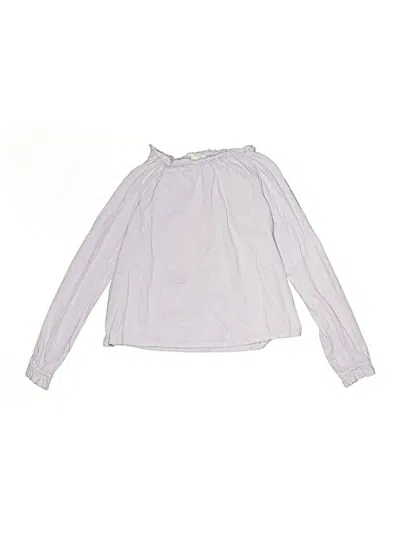 Pre-owned Crewcuts Kids' Long Sleeve T-shirt In Silver