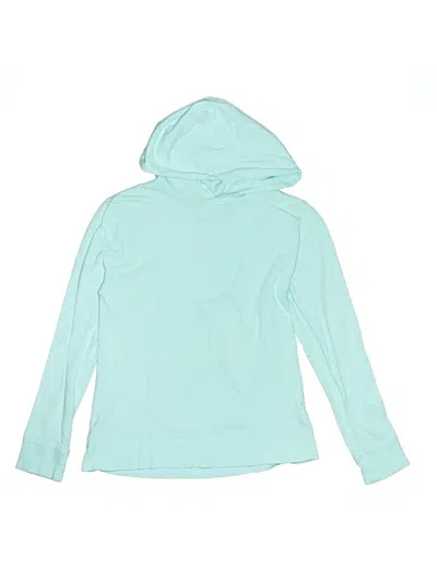 Pre-owned Crewcuts Kids' Long Sleeve T-shirt In Teal