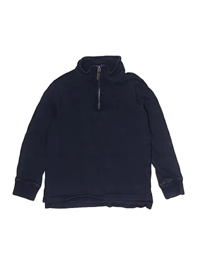 Pre-owned Crewcuts Kids' Long Sleeve Turtleneck In Blue