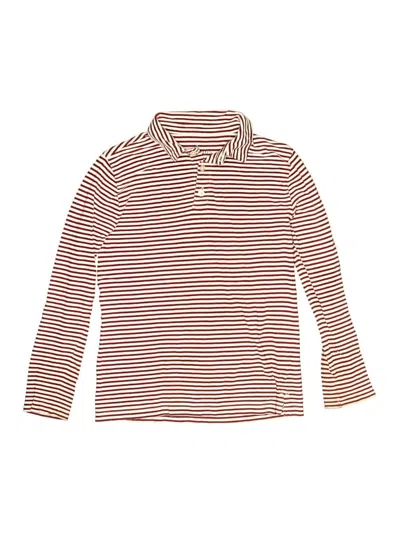 Pre-owned Crewcuts Kids' Long Sleeve Turtleneck In Red