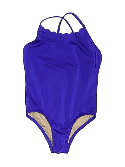 Pre-owned Crewcuts Kids' One Piece Swimsuit In Purple