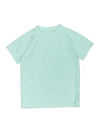 Pre-owned Crewcuts Outlet Kids' Active T-shirt In Teal