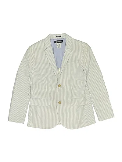 Pre-owned Crewcuts Outlet Kids' Blazer Jacket In Blue