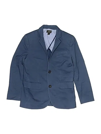 Pre-owned Crewcuts Outlet Kids' Blazer Jacket In Blue