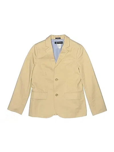 Pre-owned Crewcuts Outlet Kids' Blazer Jacket In Yellow