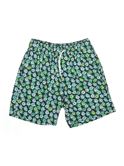 Pre-owned Crewcuts Outlet Kids' Board Shorts In Green