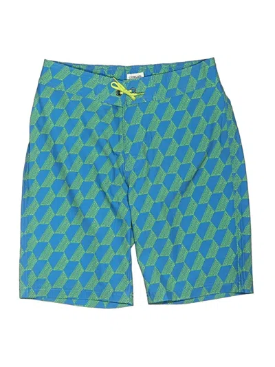 Pre-owned Crewcuts Outlet Kids' Board Shorts In Green