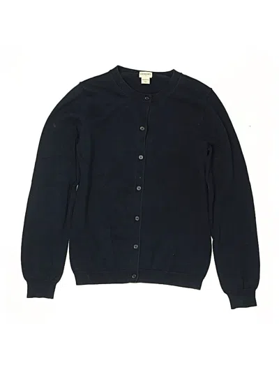 Pre-owned Crewcuts Outlet Kids' Cardigan Sweater In Black