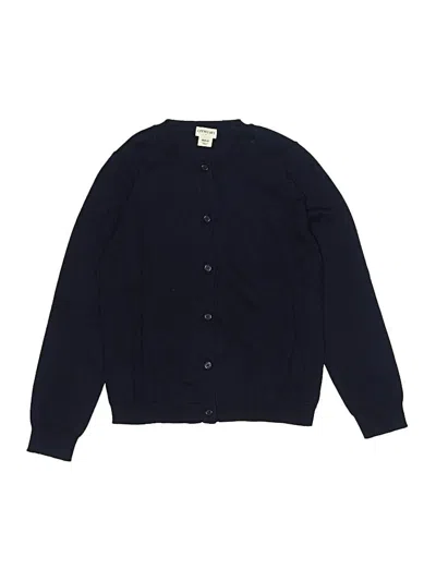 Pre-owned Crewcuts Outlet Kids' Cardigan Sweater In Blue