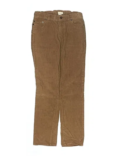 Pre-owned Crewcuts Outlet Kids' Casual Pants In Brown