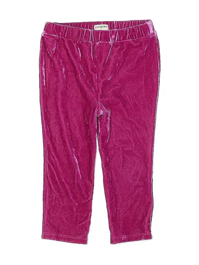 Pre-owned Crewcuts Outlet Kids' Casual Pants In Pink