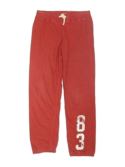 Pre-owned Crewcuts Outlet Kids' Casual Pants In Red