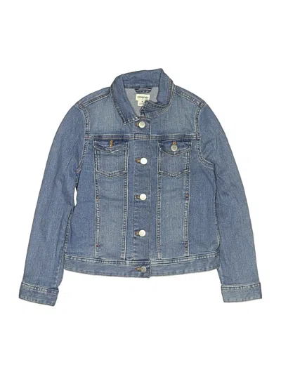 Pre-owned Crewcuts Outlet Kids' Denim Jacket In Blue