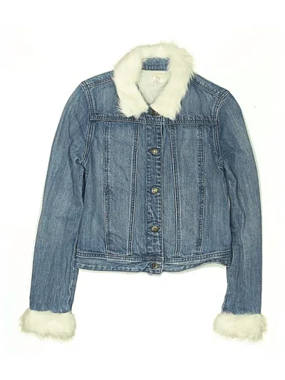 Pre-owned Crewcuts Outlet Kids' Denim Jacket In Blue