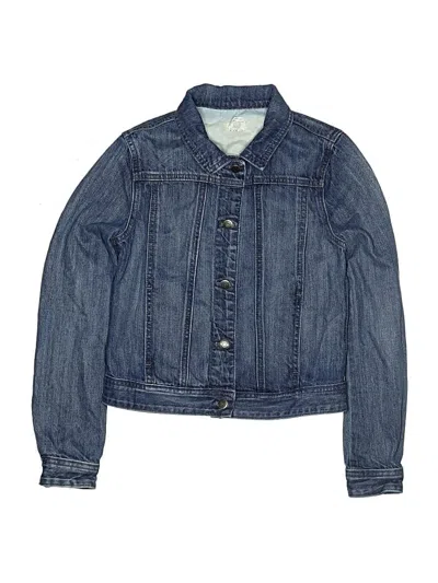 Pre-owned Crewcuts Outlet Kids' Denim Jacket In Blue