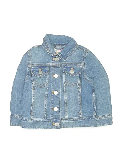Pre-owned Crewcuts Outlet Kids' Denim Jacket In Blue